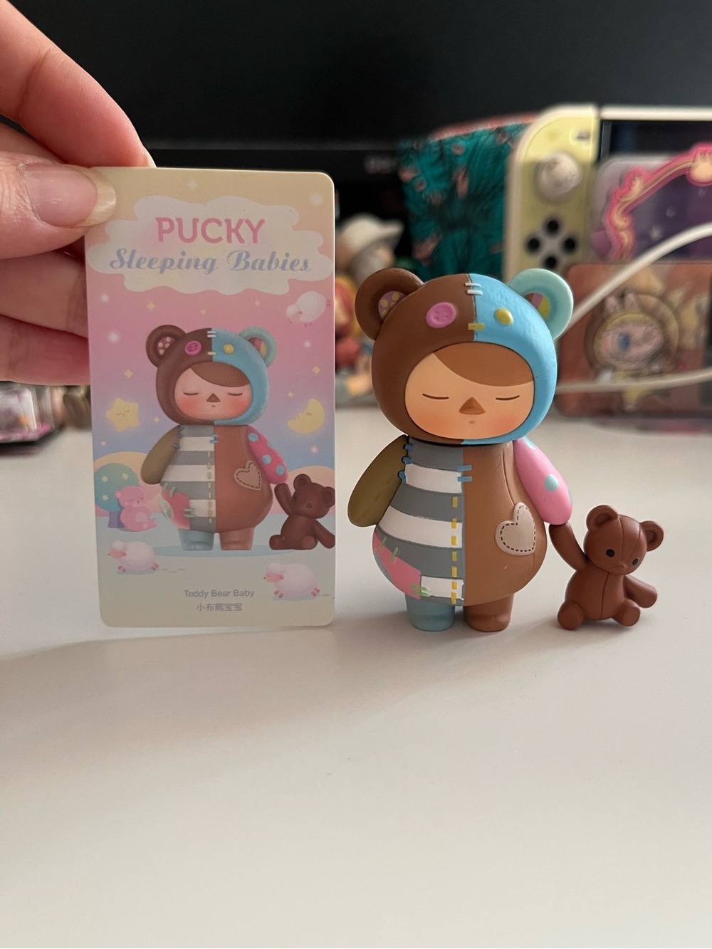 Pop Mart Pucky teddy bear baby
